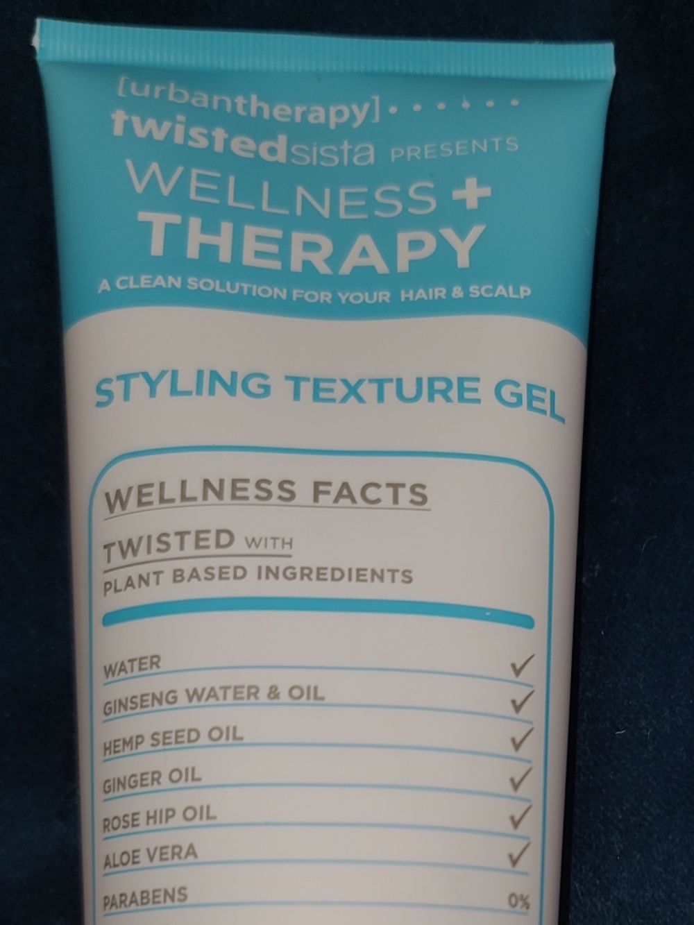 Wellness Therapy Styling Texture Gel 7.5 fl oz Urban Twisted Sis Plant Based
